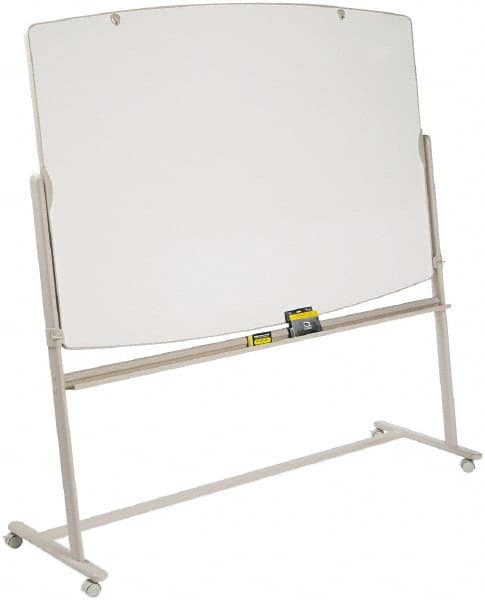 Quartet - 48" High x 72" Wide Reversible Total Erase Laminate Marker Boards - Steel Frame, 4-3/8" Deep, Includes Dry-Erase Markers (Black, Blue, Green, Red) & One Eraser. - Americas Tooling