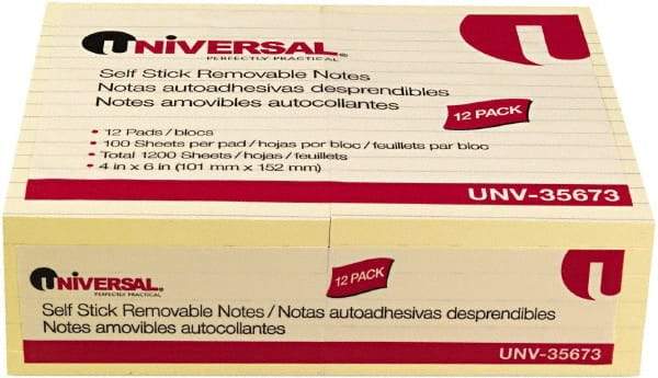 UNIVERSAL - Self-Stick Note & Page Flag Dispensers Size: 4" x 6" - Americas Tooling