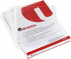 UNIVERSAL - 100 Piece Clear Sheet Protectors-Ring Binder - 11" High x 8-1/2" Wide - Americas Tooling