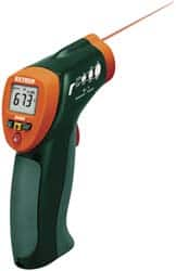 Extech - -20 to 332°C (-4 to 630°F) Infrared Thermometer - 8:1 Distance to Spot Ratio - Americas Tooling