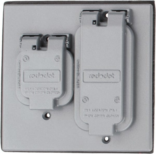 Thomas & Betts - Aluminum Electrical Box GFCI Receptacle Cover - Americas Tooling