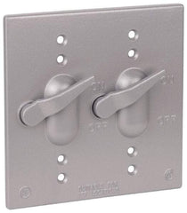 Thomas & Betts - Electrical Outlet Box Aluminum Switch Cover - Includes Gasket & Screw - Americas Tooling