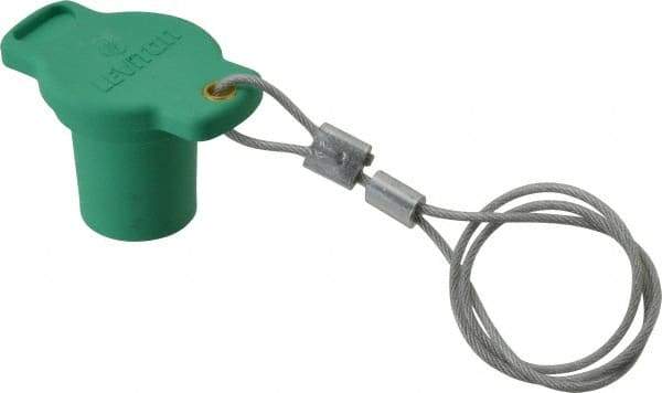 Leviton - 3R NEMA Rated, Male, Green Single Pole Protective Cap - For Use with Female Plug, CSA Certified, UL Listed - Americas Tooling