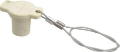 Leviton - 3R NEMA Rated, Male, White Single Pole Protective Cap - For Use with Female Plug, CSA Certified, UL Listed - Americas Tooling