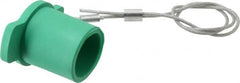 Leviton - 3R NEMA Rated, Female, Green Single Pole Protective Cap - For Use with Male Plug - Americas Tooling