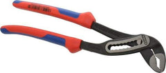 Knipex - 10" OAL, 1" Jaw Length, Adjustable Pliers - Self Gripping Jaw, Standard Head, Comfort Grip Handles - Americas Tooling