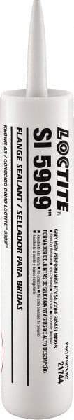 Loctite - 300 mL Cartridge Gray Silicone Sealant - -65°F Min Operating Temp - Americas Tooling