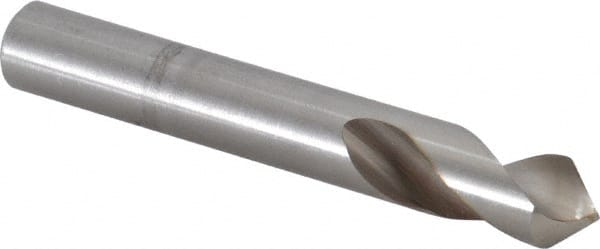 Cleveland - 5/8" Body Diam, 90°, 4-1/4" OAL, High Speed Steel Spotting Drill - Americas Tooling