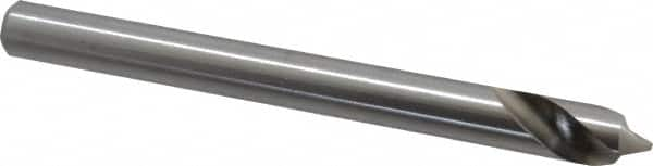 Cleveland - 3/4" Body Diam, 90°, 8" OAL, High Speed Steel Spotting Drill - Americas Tooling