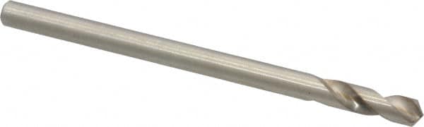 Cleveland - 1/4" Body Diam, 120°, 4" OAL, High Speed Steel Spotting Drill - Americas Tooling