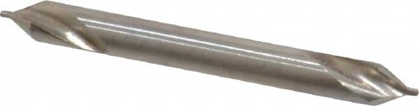 Cleveland - #00 Plain Cut 60° Incl Angle High Speed Steel Combo Drill & Countersink - Americas Tooling