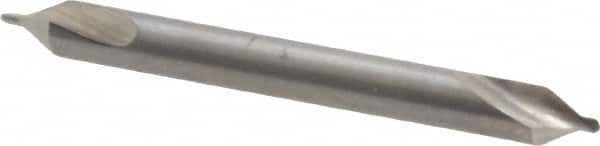 Cleveland - #0 Plain Cut 60° Incl Angle High Speed Steel Combo Drill & Countersink - Americas Tooling