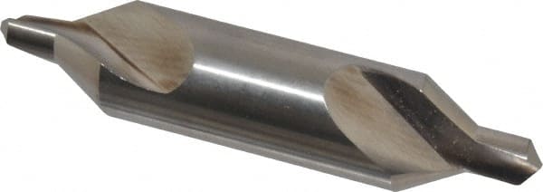 Cleveland - #8 Plain Cut 60° Incl Angle High Speed Steel Combo Drill & Countersink - Americas Tooling