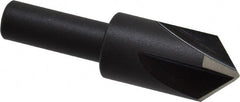 Cleveland - 5/8" Head Diam, 3/8" Shank Diam, 4 Flute 90° High Speed Steel Countersink - Americas Tooling