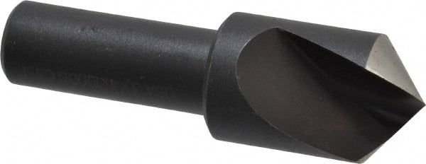 Cleveland - 3/4" Head Diam, 1/2" Shank Diam, 1 Flute 100° High Speed Steel Countersink - Americas Tooling