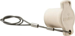 Leviton - 3R NEMA Rated, Female, White Single Pole Protective Cap - For Use with Male Plug - Americas Tooling