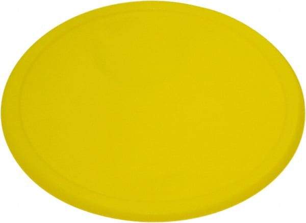 Rubbermaid - 8.8" Wide, Round Polyethylene Lid - Use with FG572000, FG572100, FG572124 - Americas Tooling