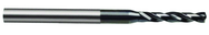 1/16 Dia. - Carbide Micro 5xD Drill-118° Point-Coolant Thru-TiAlN - Americas Tooling