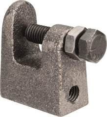 Cooper B-Line - 3/4" Max Flange Thickness, 3/8" Rod Top Beam Clamp - 400 Lb Capacity, Malleable Iron - Americas Tooling