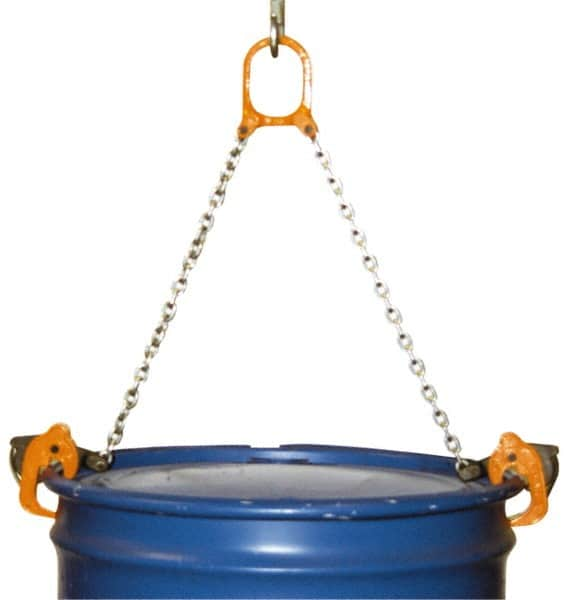 Vestil - 2,000 Lb Load Capacity, 30 & 55 Gal Drum Lifter - For 30 Gal & 55 Gal Drums - Americas Tooling