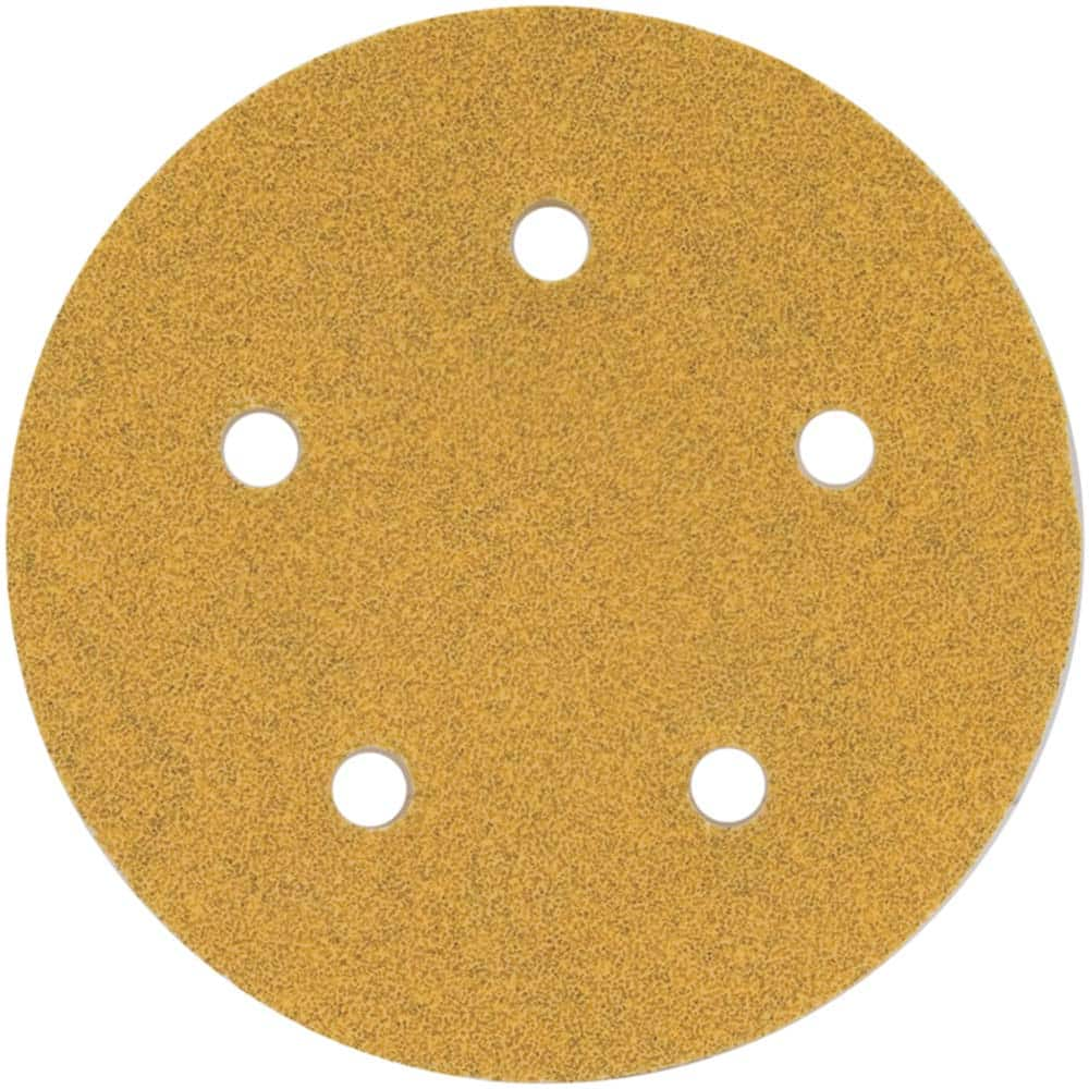 Norton - Hook & Loop Discs; Abrasive Type: Coated ; Disc Diameter (Inch): 5 ; Abrasive Material: Aluminum Oxide ; Grade: Medium ; Grit: 100 ; Series: A290 - Exact Industrial Supply