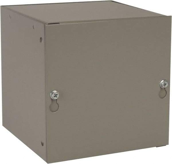 Cooper B-Line - Steel Junction Box Enclosure Screw Flat Cover - NEMA 1, 6" Wide x 6" High x 6" Deep - Americas Tooling