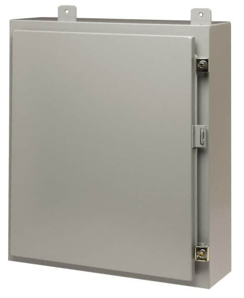 Cooper B-Line - Steel Standard Enclosure Hinge Flat Cover - NEMA 12, 13, 30" Wide x 36" High x 12" Deep - Americas Tooling