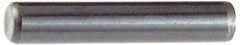 Holo-Krome - 1/4" Diam x 1/2" Pin Length 4000 Alloy Steel Oversized Dowel Pin - Black Luster Finish, C 47-58 & C 60 (Surface) Hardness, 1 Beveled & 1 Rounded End - Americas Tooling