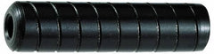 Holo-Krome - 3/4" Diam x 2-1/2" Pin Length 4000 Alloy Steel Pull Out Dowel Pin - Black Luster Finish, C 47-58 & C 60 (Surface) Hardness, 1 Beveled & 1 Threaded End - Americas Tooling