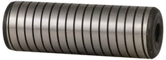 Holo-Krome - 1/2" Diam x 2-1/4" Pin Length 4000 Alloy Steel Pull Out Dowel Pin - Black Luster Finish, C 47-58 & C 60 (Surface) Hardness, 1 Beveled & 1 Threaded End - Americas Tooling