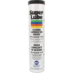 Synco Chemical - 14.1 oz Cartridge Silicone General Purpose Grease - Translucent White, Food Grade, 500°F Max Temp, NLGIG 2, - Americas Tooling