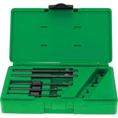 Deburr Master - 5 Piece Power Deburring Tool Set - Includes 1/8 to 1/4" Diam Hole Range Tools - Americas Tooling