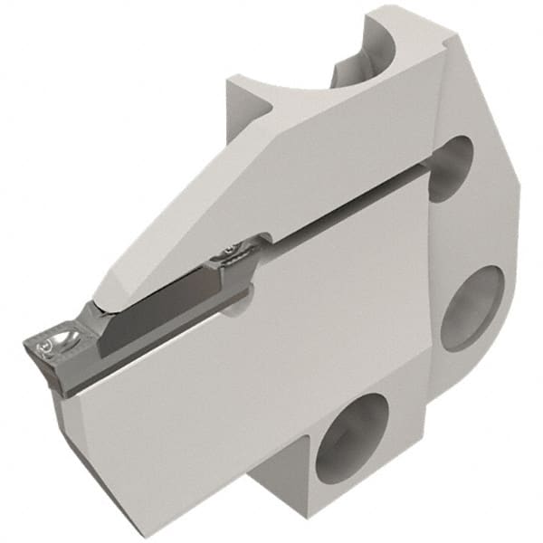 Iscar - 3mm Groove Width, 10mm Max Depth of Cut, Left Hand Cut, HFPAD Indexable Grooving Blade - GRIP, HGN-C, HGN-J, HGN-UT, HGPL Insert Style, Series Modular Grip - Americas Tooling