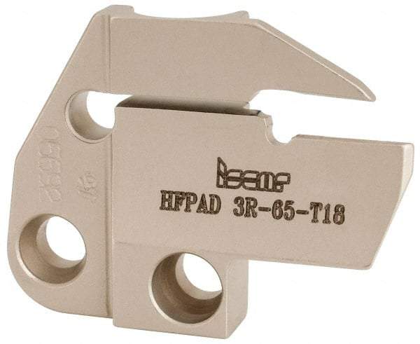 Iscar - 3mm Groove Width, 18mm Max Depth of Cut, Right Hand Cut, HFPAD Indexable Grooving Blade - GRIP, HGN-C, HGN-J, HGN-UT, HGPL Insert Style, Series Modular Grip - Americas Tooling