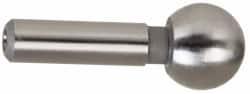 Gibraltar - 1/4" Ball Diam, 1/8" Shank Diam, Steel Inspection Tooling Ball - Slip-Fit Shank, 9/16" Ball Center to Shank Bottom - Americas Tooling