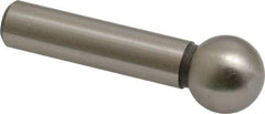 Gibraltar - 1/2" Ball Diam, 5/16" Shank Diam, Steel Inspection Tooling Ball - Slip-Fit Shank, 1-1/2" Ball Center to Shank Bottom - Americas Tooling