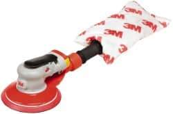 3M - 10,000 OPM, 17 CFM Air Consumption, 90 psi Air Pressure, Palm Air Orbital Sander - Round Pad, - Americas Tooling