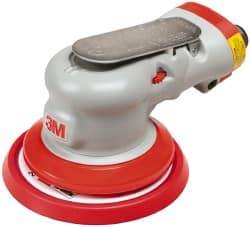 3M - 12,000 OPM, 17 CFM Air Consumption, 90 psi Air Pressure, Palm Air Orbital Sander - Round Pad, - Americas Tooling