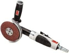 3M - 4-1/2" Wheel Diam, 12,000 RPM, Pneumatic Angle & Disc Grinder - 5/8-11 Spindle, 35 CFM - Americas Tooling