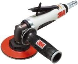 3M - 4 to 5" Disc, 12,000 RPM, Pneumatic Handheld Disc Sander - 3/8 NPT Inlet, 1 hp, 90 psi - Americas Tooling