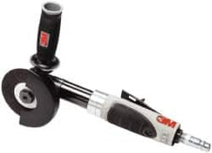 3M - 4" Wheel Diam, 18,000 RPM, Pneumatic Cutoff & Cutoff-Grinder Tool - Right Angle Handle, 3/8 NPT Inlet - Americas Tooling