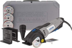 Dremel - 6 Amps, 3" Blade Diam, 17,000 RPM, Electric Circular Saw - 120 Volts, 7' Cord Length, 7/16" Arbor Hole, Left Blade - Americas Tooling