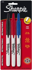 Sharpie - Red, Blue, Black Permanent Marker - Dye - Based Ink - Americas Tooling