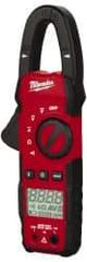 Milwaukee Tool - 2235-20, CAT III, Digital True RMS Clamp Meter with 1" Clamp On Jaws - 600 VAC/VDC, 400 AC/DC Amps, Measures Voltage, Continuity, Current, Resistance - Americas Tooling