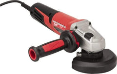 Milwaukee Tool - 5" Wheel Diam, 2,800 to 11,000 RPM, Corded Angle & Disc Grinder - 5/8-11 Spindle, 120 Volts, 13 Amps - Americas Tooling