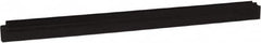 Vikan - 24" Rubber Blade Squeegee Refill - Double Edge, Black, Plastic Holder - Americas Tooling