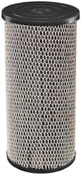 Dupont - 4" OD, 5µ, Spun-Wound Polypropylene & Universal Heavy Duty Carbon Wrap 2 Phase Cartridge Filter - 10" Long, Reduces Sediments, Tastes, Odors & Chlorine - Americas Tooling