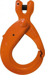 CM - 1/2 Inch Chain Diameter, Grade 100 Clevis Hook - 15,000 Lbs. Load Capacity, 0.59 Inch Inside Diameter, 0.63 Inch Pin Diameter, 2.91 Inch Hook Throat, 8.96 Inch Overall Length, 6.26 Inch Hook Width - Americas Tooling