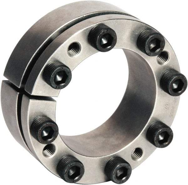 Climax Metal Products - M4 Thread, 16mm Bore Diam, 32mm OD, Shaft Locking Device - 4 Screws, 2,191 Lb Axial Load, 1.26" OAW, 0.551" Thrust Ring Width, 57 Ft/Lb Max Torque - Americas Tooling