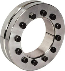 Climax Metal Products - M5 Thread, 18mm Bore Diam, 44mm OD, Shaft Locking Device - 4 Screws, 2,376 Lb Axial Load, 44mm OAW, 0.472" Thrust Ring Width, 99 Ft/Lb Max Torque - Americas Tooling